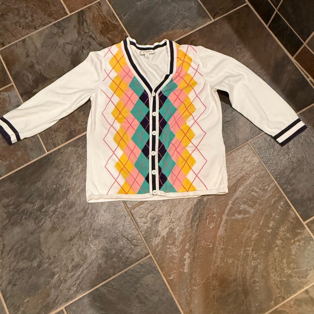 Liz Claiborne Argyle Cardigan